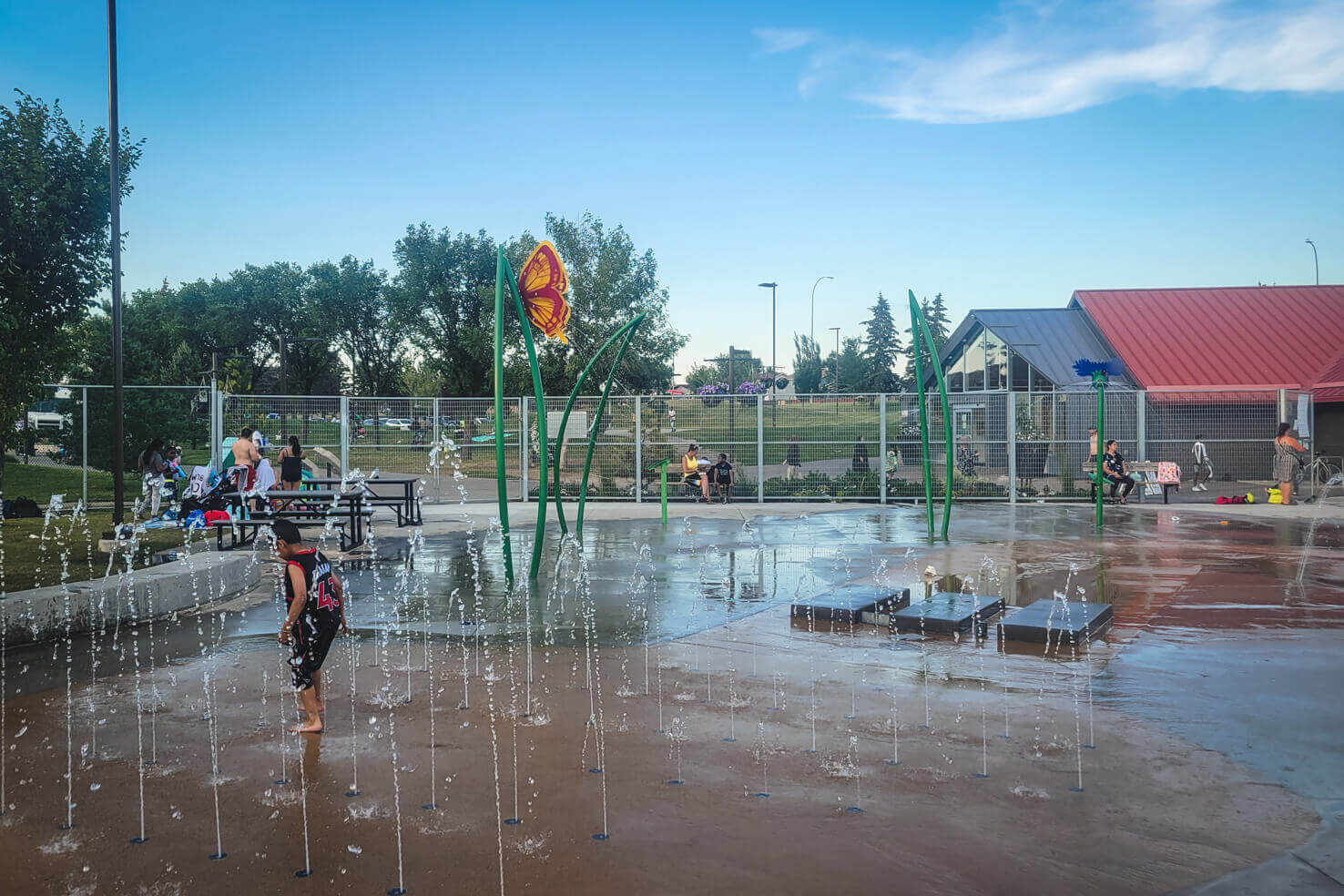 Prairie Winds Spray Park, piscina para niños 