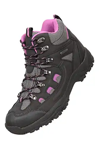 Mountain Warehouse Adventurer - Botas de montaña impermeables para mujer, color negro, talla de calzado para mujer 8 US