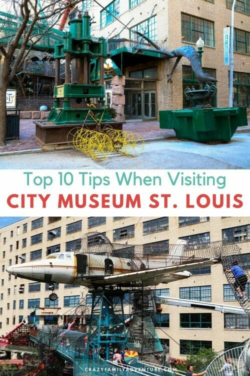 City Museum St. Louis es el parque urbano definitivo para niños de todas las edades.  ¡Mira nuestros 10 mejores consejos cuando visites City Museum St Louis!